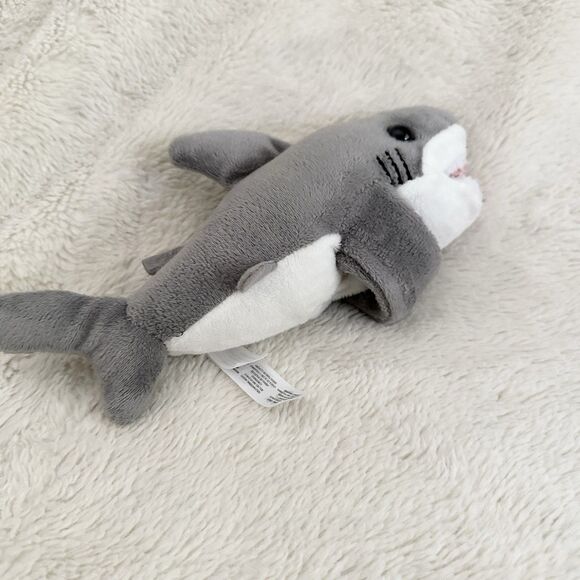 The Petting Zoo Shark 8" Slap Bracelet Wrist Hugger Plush Toy Zoo Aquarium - Picture 3 of 7